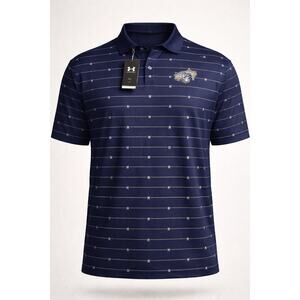 Under Armour Navy Midshipmen Men’s 2XL Polo NCAA USNA Performance Golf Shirt NWT